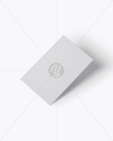 Business Card Mockup - Half Side View