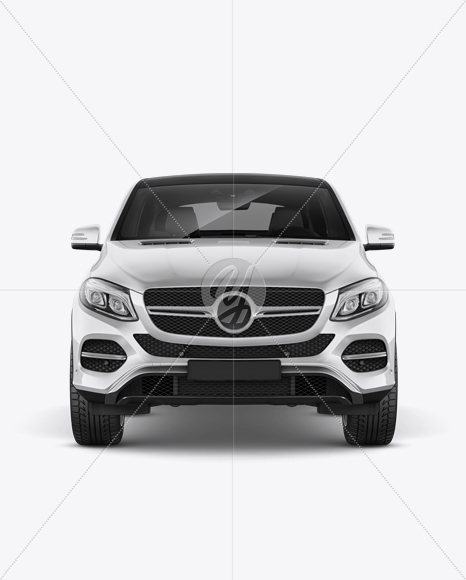 Mercedes-Benz GLE Coupe 2016 Mockup - Front view