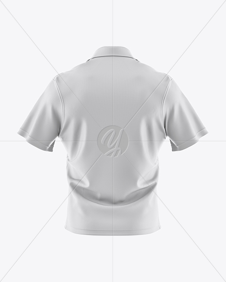 Men&#039;s Polo HQ Mockup - Back View