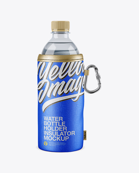 Clear Water Bottle Holder Insulator Mockup - Free Download Images High