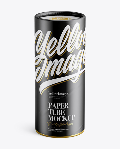 Matte Paper Tube Mockup - Front View (High-Angle Shot) - Kraft+Tube+Mockup+-+Front+View+(High-Angle+Shot)+-+Matte+Tube+Mockup+-+Front+View+(High-Angle+...