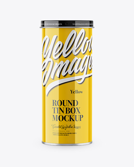 Glossy Tin Can Box Mockup - Tin+Can+Tea+Box+Free+Mockup+(PSD)+-+StockPSD