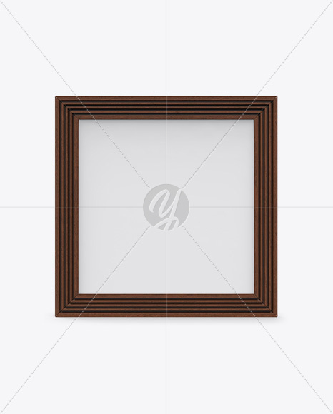 Wooden Photo Frame Mockup