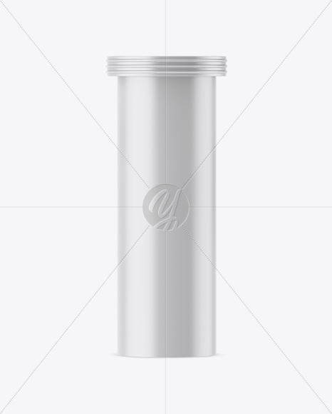 Matte Effervescent Tablets Bottle Mockup