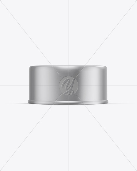 5oz Can Mockup - Front &amp; Top Views