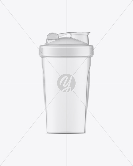 Clear Shaker Bottle Mockup