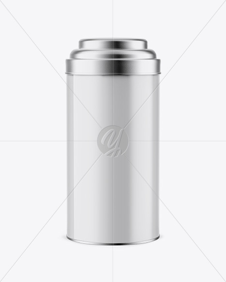 Glossy Storage Jar Mockup - Front View