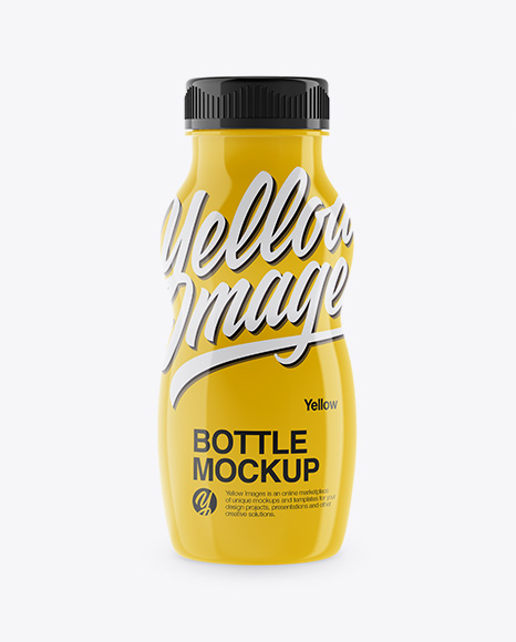 Glossy Bottle Mockup