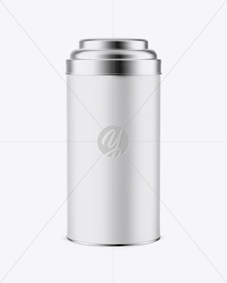 Matte Storage Jar Mockup - Front View