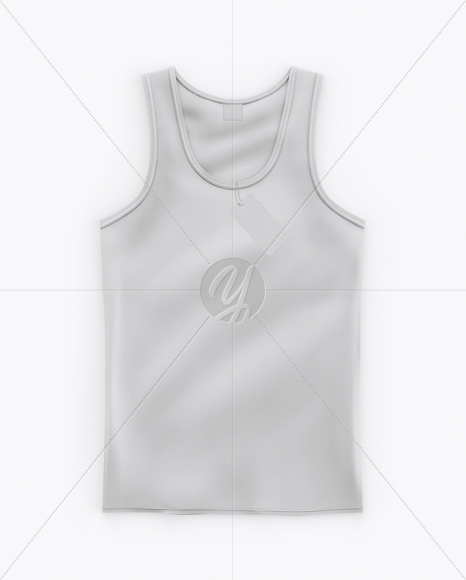 Tank Top Mockup - Top View