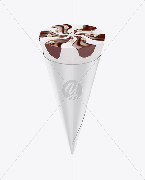 Ice Cream Cone Mockup