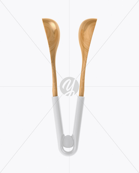 Wooden World Cup Victory Spoons Mockup - Front View - Free Download