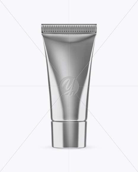 Metallic Cosmetic Tube Mockup