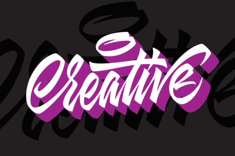 Creative hand lettered custom lettering for prints and logotypes - Typography letters