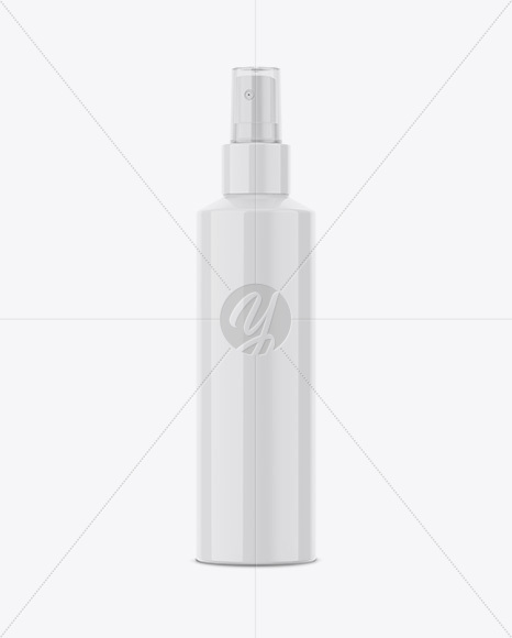 Glossy Cosmetic Sprayer Bottle Mockup