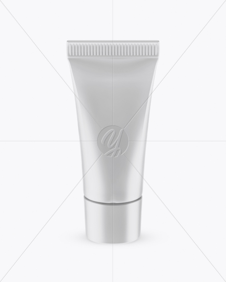 Matte Cosmetic Tube Mockup (High-Angle Shot)