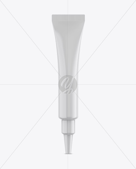 Glossy Plastic Cosmetic Tube Mockup