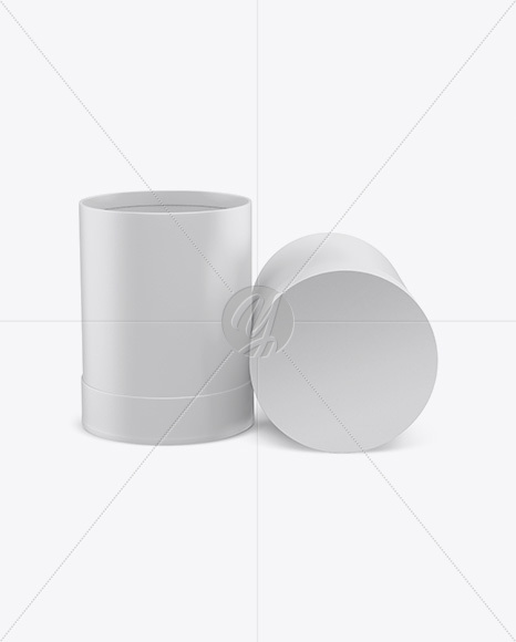 Two Paper Glossy Tubes Mockup