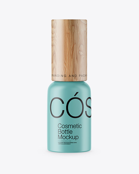 Matte Cosmetic Bottle Mockup - Cream bottle mockup