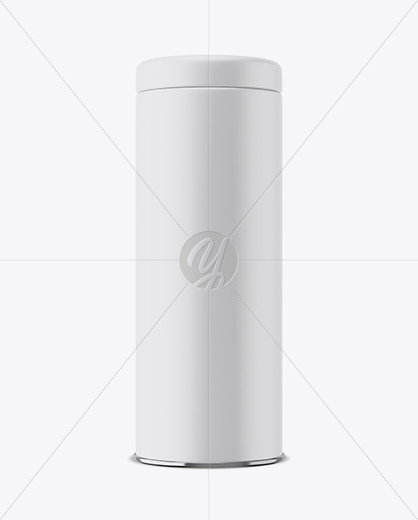 Matte Storage Jar Mockup - Front View