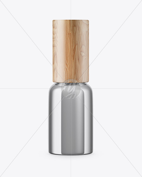 Metallic Cosmetic Bottle Mockup Metallic Cosmetic Bottle Mockup