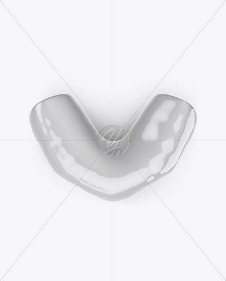 Mouthguard Mockup - Bottom View - Free Download Images High Quality PNG