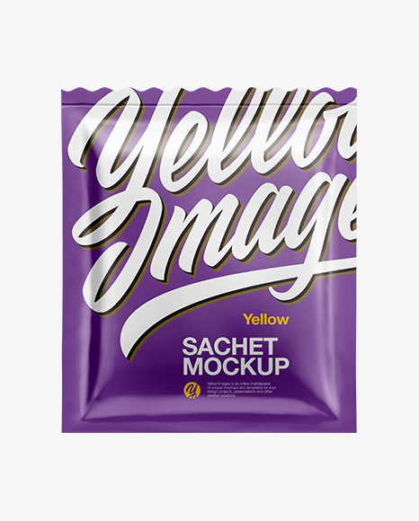 Matte Sachet Mockup