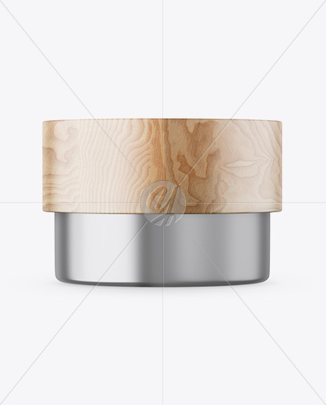 Matte Metallic Cosmetic Jar Mockup Matte Metallic Cosmetic Jar Mockup