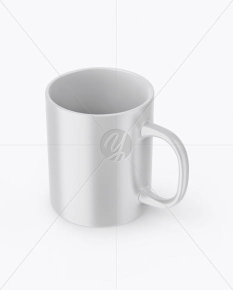 Matte Mug Mockup (High-Angle Shot)