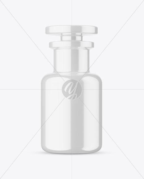 Glossy Ceramic Bottle Mockup