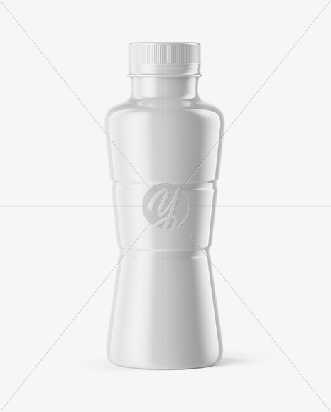 PET Bottle in Glossy Shrink Sleeve Mockup