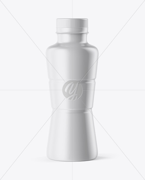 PET Bottle in Matte Shrink Sleeve Mockup