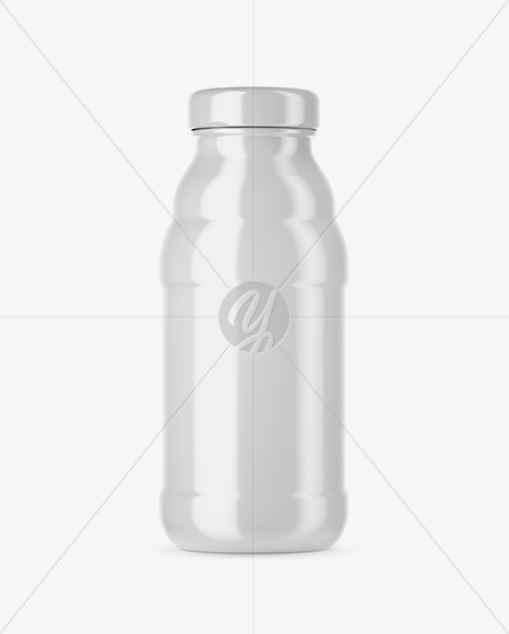 Glossy Juice Bottle Mockup