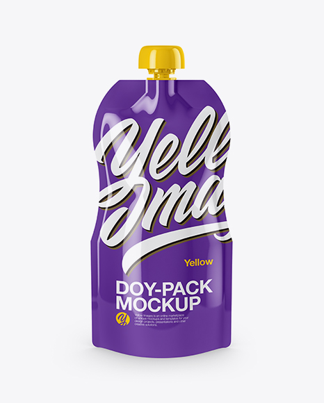 Glossy Doy-Pack Mockup - Glossy+Doy-Pack+Mockup