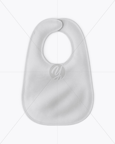 Baby Bib Mockup - Front View