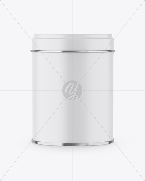 Matte Tin Box Mockup