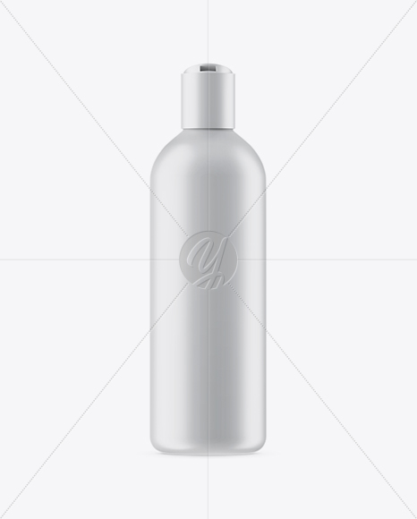 Opened Matte Cosmetic Bottle Mockup