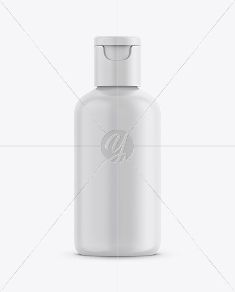 Matte Plastic Cosmetic Bottle Mockup