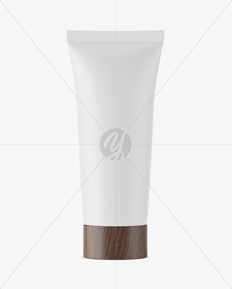 Matte Tube With Wooden Cap