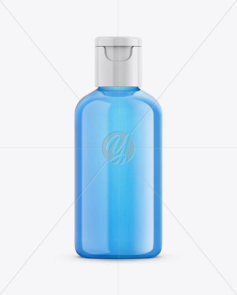 Cosmetic Bottle With Transparent Liquid Mockup