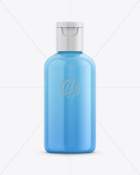 Cosmetic Bottle With Liquid Mockup