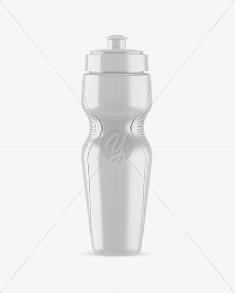 Glossy Sport Bottle Mockup