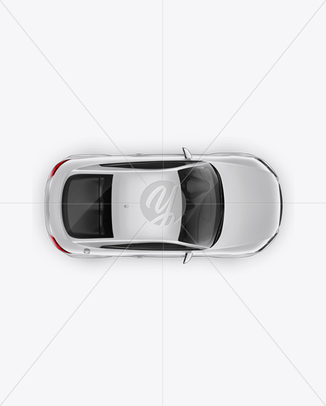 Audi TT Mockup - Top View