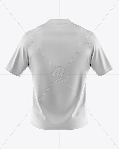 Men's T-shirt Mockup - Back View