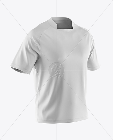 Men's T-shirt Mockup - Half Side View