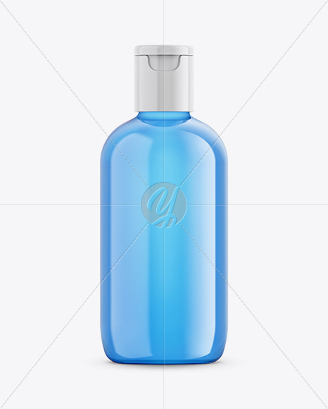 Cosmetic Bottle With Transparent Liquid Mockup