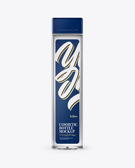 Plastic Cosmetic Bottle Mockup - Front View - Download+Plastic+Bottle+PSD+Mockup+Front+ViewTemplate+in+...
