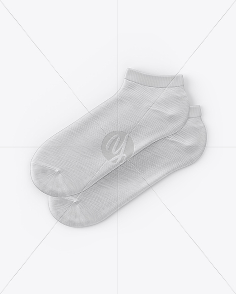 Socks Mockup - Top View