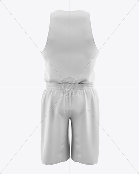 Basketball Kit Mockup - Back View