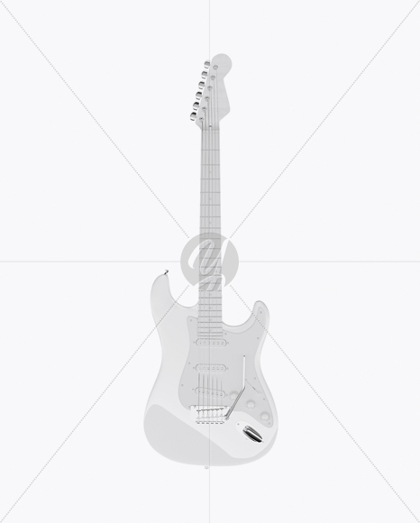 Electric Guitar Mockup - Front View